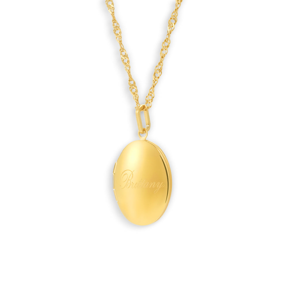 Custom/Personalized Locket Pendant Necklace
