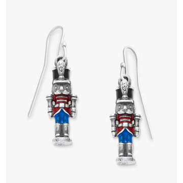 Enamel Nutcracker Earrings