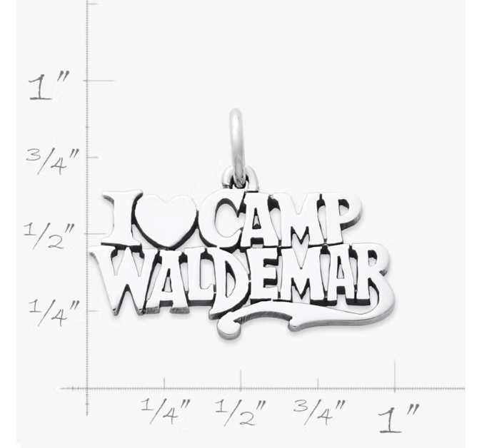 "I Love Camp Waldemar" Charm