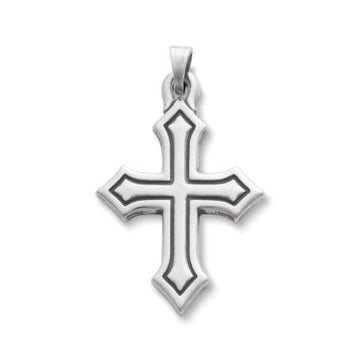 Passion Cross with Medium Curb Chain