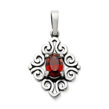 Spanish Lace Birthstone Pendant