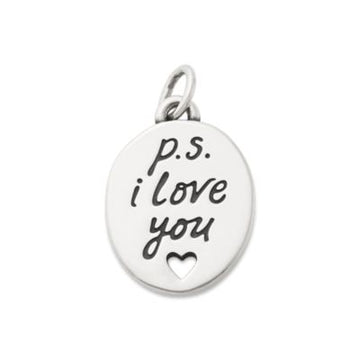 "P.S. I Love You" Charm