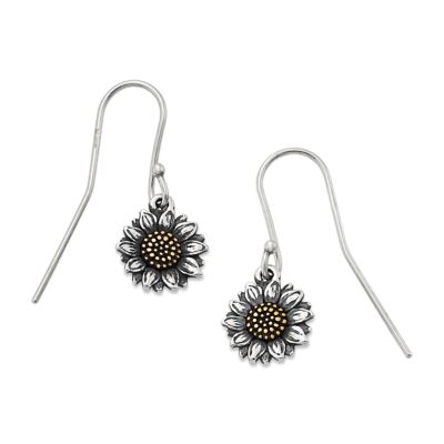 Wild Sunflower Dangle Earrings