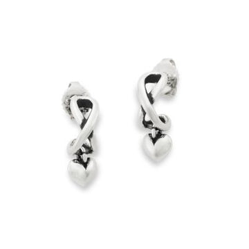 Delicate Infinite Love Hoops