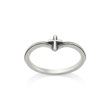 Chevron Cross Ring
