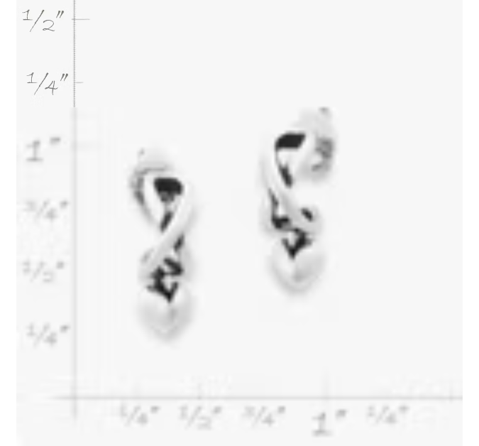 Delicate Infinite Love Hoops