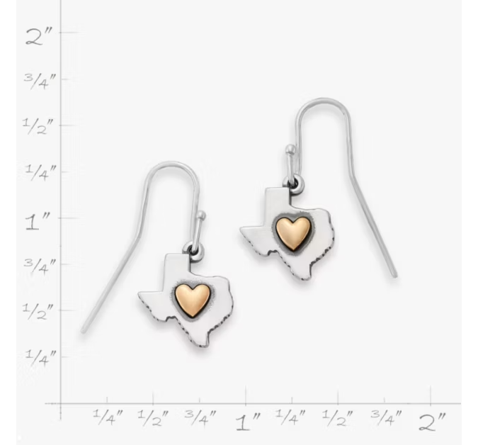 Deep in the Heart of Texas Dangle Earrings