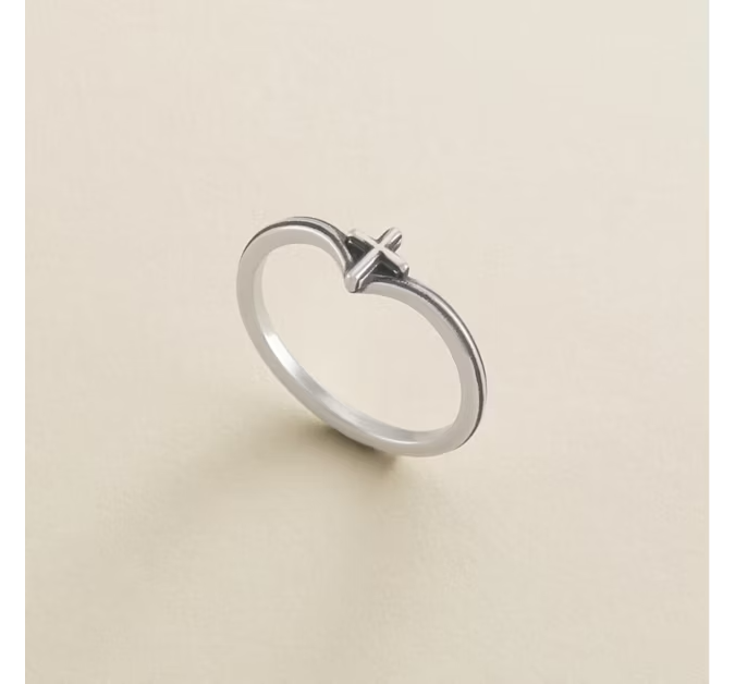Chevron Cross Ring
